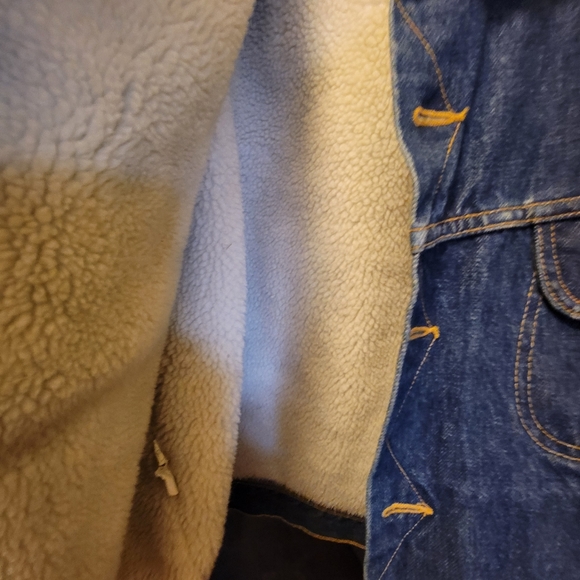 Fleece lined Denim Jacket - Picture 4 of 6